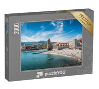 puzzleYOU : Puzzle de 2000 pièces « Église Notre-Dame-des-Anges à Collioure, au Bord de la Méditerranée, Pyrénées-Orientales, France »