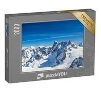 puzzleYOU : Puzzle de 2000 pièces « Grand Jorasses, Aiguille du Midi, Alpes françaises »