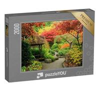 puzzleYOU : Puzzle de 2000 pièces « Jardin Japonais d'automne sur l'île de Vancouver, Canada »