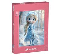 puzzleYOU : Puzzle de 2000 pièces « La Princesse Nevara rêve de la Lune de Cristal »