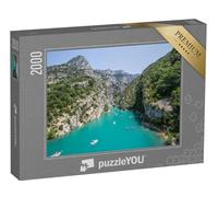 puzzleYOU : Puzzle de 2000 pièces « Lac de St. Croix, Les Gorges du Verdon, Provence, France »