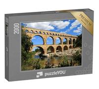 puzzleYOU : Puzzle de 2000 pièces « Le Pont du Gard en France »