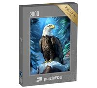 puzzleYOU : Puzzle de 2000 pièces « Le Voyage du pygargue à Queue Blanche à Travers Le Silence Blanc »