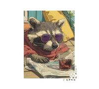 puzzleYOU : Puzzle de 2000 pièces « Lecture du Raton Laveur »