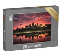puzzleYOU : Puzzle de 2000 pièces « Lever de Soleil sur Angkor Wat, Ville-Temple au Cambodge »