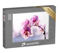 puzzleYOU : Puzzle de 2000 pièces « Magnifique orchidée délicate en Rose »
