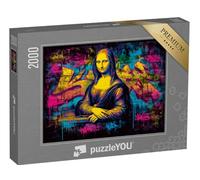 puzzleYOU : Puzzle de 2000 pièces « Mona Lisa néon »