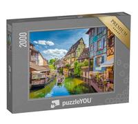 puzzleYOU : Puzzle de 2000 pièces « Petite Venise : la Ville Historique de Colmar en Alsace »