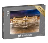 puzzleYOU : Puzzle de 2000 pièces « Place du Capitole et Capitole à Toulouse, Haute-Garonne, Midi Pyrénées, Sud de la France. »