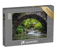 puzzleYOU : Puzzle de 2000 pièces « Pont de Seungseongyo et pavillon du Temple de Seonamsa, Corée du Sud »