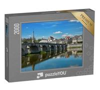 puzzleYOU : Puzzle de 2000 pièces « Pont Jacques-Gabriel sur la Loire à Blois, département du Loir-et-Cher en Centre-Val de Loire »