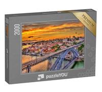 puzzleYOU : Puzzle de 2000 pièces « Porto avec Le Pont Dom-Luis, Portugal »