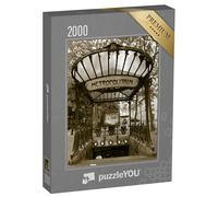 puzzleYOU : Puzzle de 2000 pièces « Station de métro Abbesses à Paris »