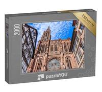 puzzleYOU : Puzzle de 2000 pièces « Strasbourg, France. La cathédrale Notre-Dame de Strasbourg. »