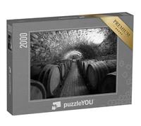 puzzleYOU : Puzzle de 2000 pièces « Tonneaux de vin dans Une Cave à vin »