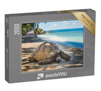puzzleYOU : Puzzle de 2000 pièces « Tortue géante des Seychelles »