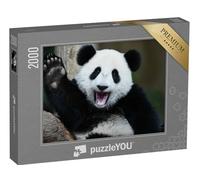 puzzleYOU : Puzzle de 2000 pièces « Un Panda Joueur »