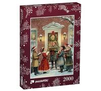 puzzleYOU : Puzzle de 2000 pièces « Une Chorale de Noël Chante des chansons la Veille de Noël »