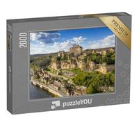 puzzleYOU : Puzzle de 2000 pièces « Une Vue aérienne du Village de beynac-et-cazenac, dordogne, France. »
