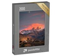 puzzleYOU : Puzzle de 2000 pièces « Village dans Les Alpes françaises »