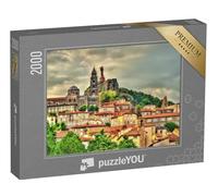 puzzleYOU : Puzzle de 2000 pièces « Vue du PUY-en-Velay, Une Ville de Haute-Loire, France »