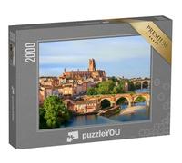 puzzleYOU : Puzzle de 2000 pièces « Vue sur Albi et la cathédrale Sainte-Cécile d'Albi »