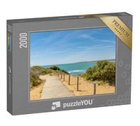 puzzleYOU : Puzzle de 2000 pièces « Vue sur la Plage de la Pointe du Payre, Jard sur Mer, France Un Jour d'été, Vendée, France »