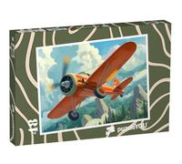 puzzleYOU : Puzzle de 48 pièces « avec l’Avion motorisé au-Dessus des forêts »