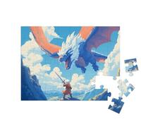 puzzleYOU : Puzzle de 48 pièces « Aventure du Dragon à Cloud City »