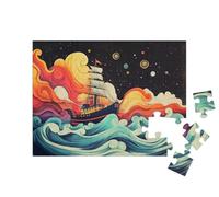 puzzleYOU : Puzzle de 48 pièces « dans la mer Magique des Vagues »