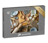 puzzleYOU : Puzzle de 48 pièces « De Nombreux ustensiles de Cuisine différents »