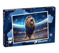 puzzleYOU : Puzzle de 48 pièces « des Champions forts de Lions sur Le Terrain »