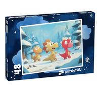 puzzleYOU : Puzzle de 48 pièces « des Dinosaures des neiges en Mission secrète »