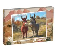 puzzleYOU : Puzzle de 48 pièces « Excursion à Dos d’âne à la Ferme »