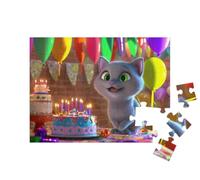 puzzleYOU : Puzzle de 48 pièces « Gâteau d’Anniversaire coloré pour Karla Cat »