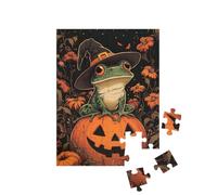 puzzleYOU : Puzzle de 48 pièces « Grenouille Magique d'halloween »