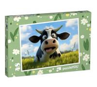 puzzleYOU : Puzzle de 48 pièces « La Vache déconcertée meugle »