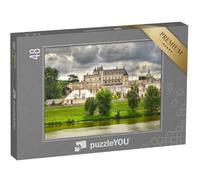 puzzleYOU : Puzzle de 48 pièces « Le château Royal d'Amboise et Le fleuve Loire, Pays-de-la-Loire - Patrimoine Mondial de l'UNESCO »