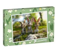 puzzleYOU : Puzzle de 48 pièces « Le Petit Lapin et la Grande amitié »