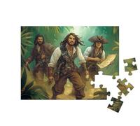 puzzleYOU : Puzzle de 48 pièces « Le repaire Secret des Pirates »