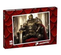 puzzleYOU : Puzzle de 48 pièces « Le Roi Aigle sur Le Trône »