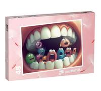 puzzleYOU : Puzzle de 48 pièces « Les Monstres dentaires frappent »