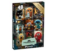 puzzleYOU : Puzzle de 48 pièces « LITTLEMONSTERTIME: Halloween Collage »