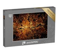puzzleYOU : Puzzle de 48 pièces « Londres avec lumières la Nuit »