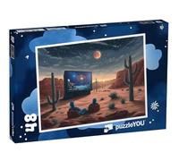 puzzleYOU : Puzzle de 48 pièces « Ombres de Lune et Jeux du désert »
