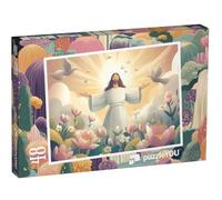 puzzleYOU : Puzzle de 48 pièces « Pâques : Célébration de la résurrection de Jésus »