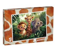 puzzleYOU : Puzzle de 48 pièces « Petits Amis et Grands rêveurs »
