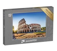 puzzleYOU : Puzzle de 48 pièces « Rome : Le Colisée au Lever du Soleil »