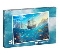 puzzleYOU : Puzzle de 48 pièces « Ship Ahoy : Une Aventure Maritime »
