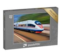 puzzleYOU : Puzzle de 48 pièces « Train de Banlieue Moderne »